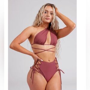 Buff Bunny Collection High Waisted Bikini, XL